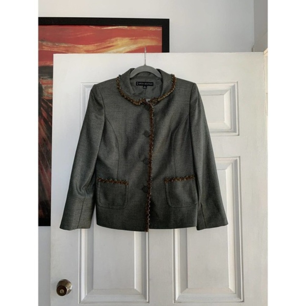 Nipon boutique women size 10 Petite Jacket‎ Blazer